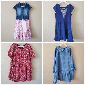 Girls Dresses Bundle H&M Cat&Jack Size L (10-12)